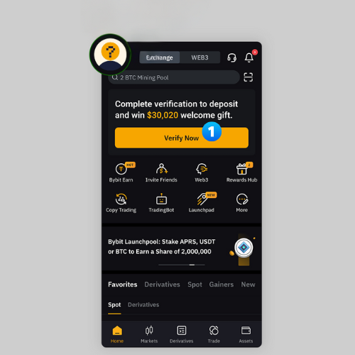 바이비트 거래소 가입과 증정금 받는법 - 바이비트 KYC 방법을 설명하고 있다. 