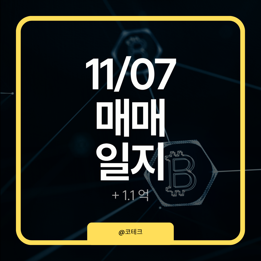 11.7~11.8-매매 일지 복기